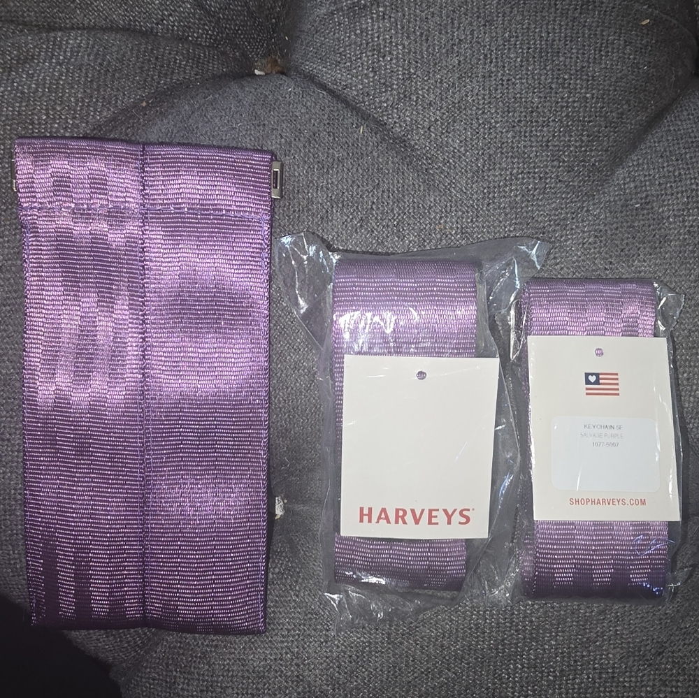 Harvey's Purple Salvage Cnc And Cng With Style By Ruby Matching Eyeglass Case